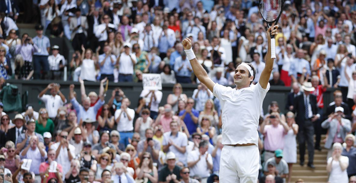 Federer achtste keer kampioen Wimbledon